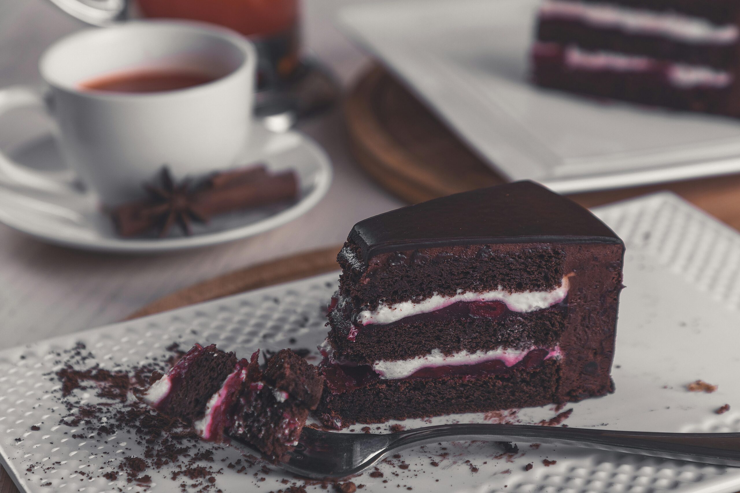 Slice of chocolate cake with one bite taken, symbolizing the cost of investing in a business that looks good on the outside but doesn’t align with your life.